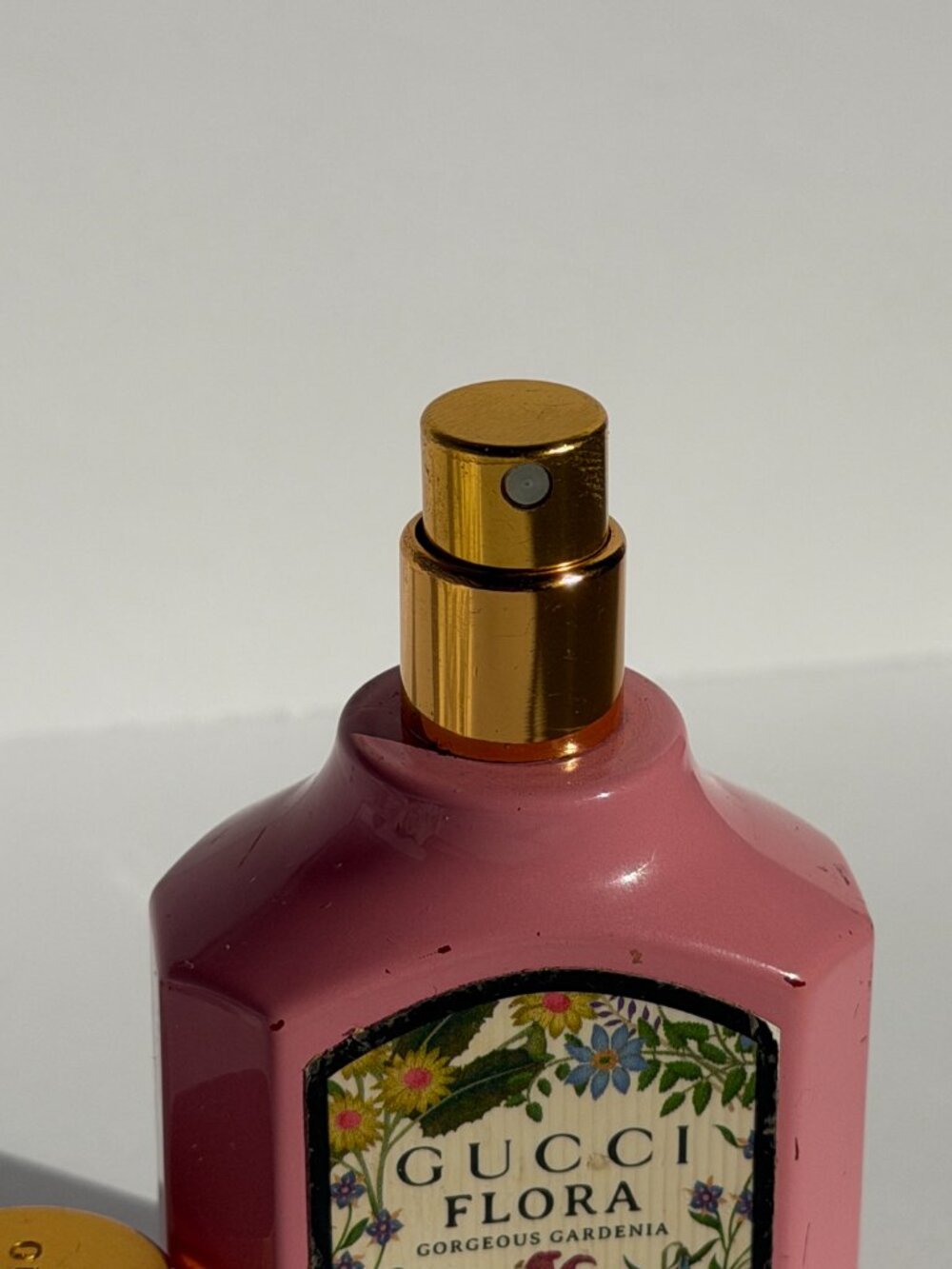 Gucci Flora Gorgeous Gardenia 30ml Empty Pink Gold Display 30ml - Picture 9 of 10